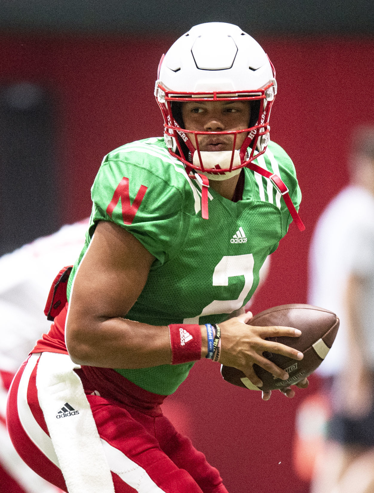 NU football practice, 8.7